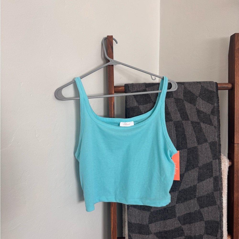 Colsie Teal Tank Top